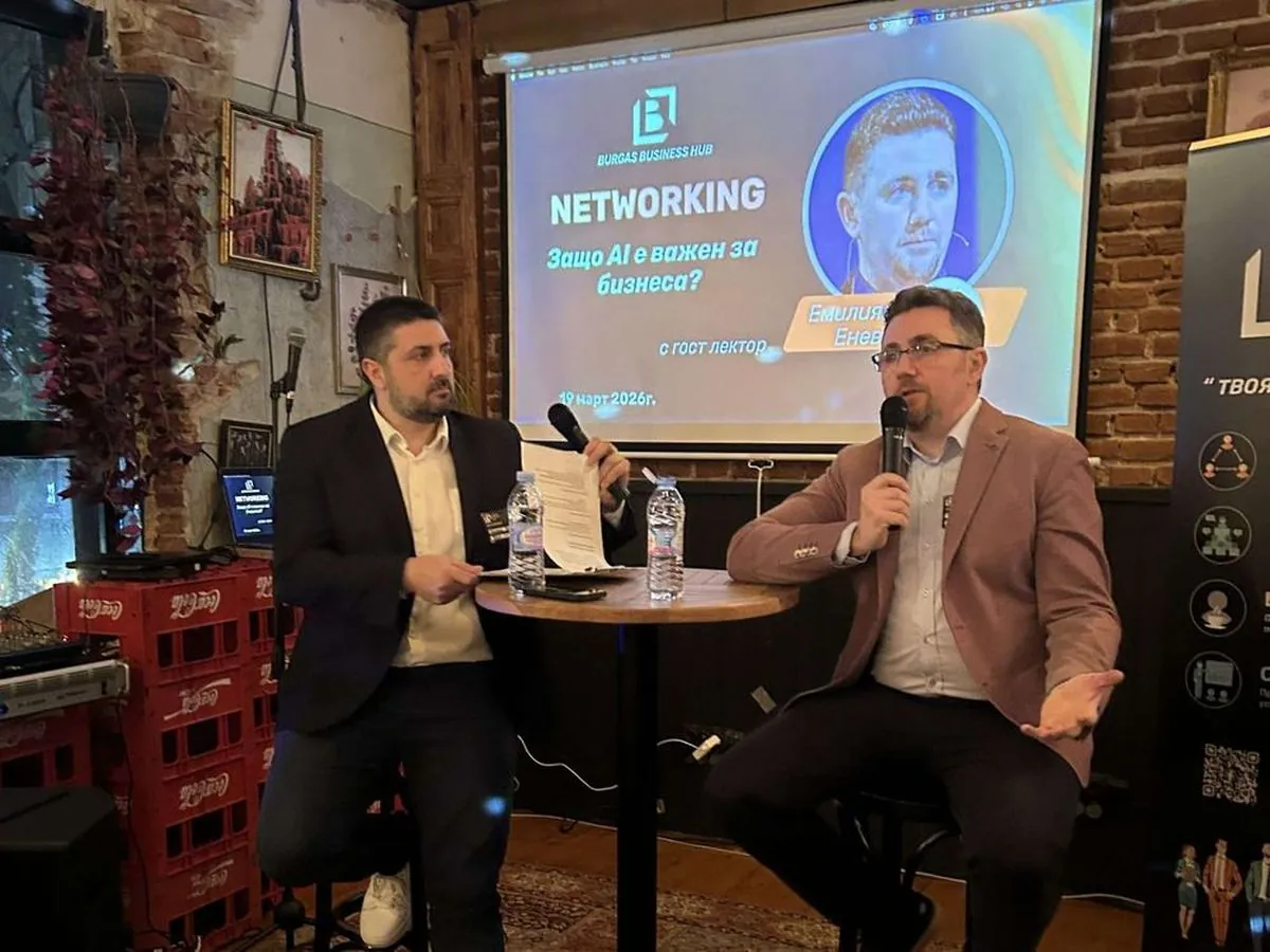 Нетуъркинг вечер на тема „Защо AI е важен за бизнеса?“